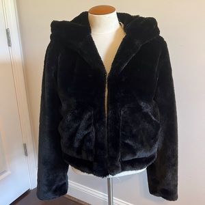 Aeropostale faux fur coat